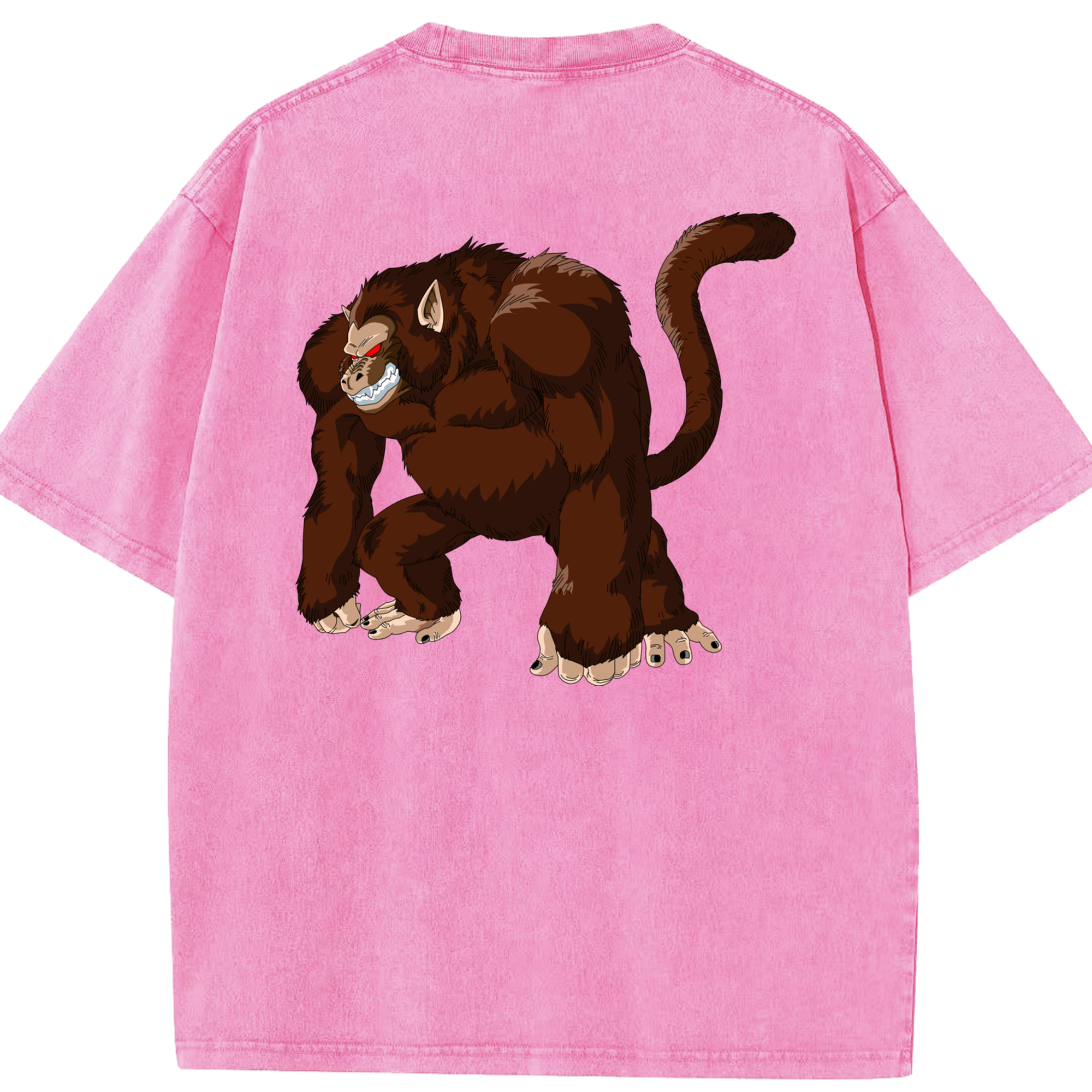 （画像用） ドラゴンボール DRAGON BALL 綿100% ヴィンテージ風 半袖Tシャツ（背面プリント）